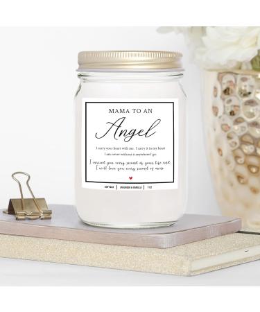 YouNique Designs Miscarriage Candle - 7oz Sympathy Gift for Mothers | Infant Loss Memorial | All Natural Soy Aromatherapy (Lavender & Vanilla - Buy Online on GoSupps.com