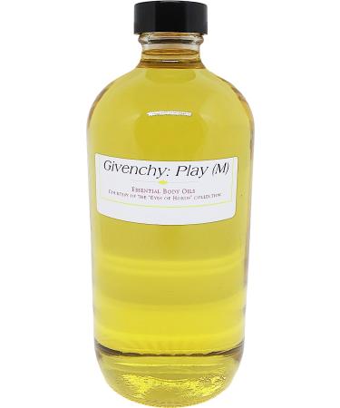 Gevinchi: Play - Type For Men Scented Body Oil Fragrance Regular Cap - Light Gold - 16 oz. - ID#23933 16 Fl Oz (Pack of 1)