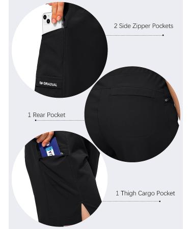 Women's Quick Dry Hiking Long Shorts - Black X-Large - Buy Online on GoSupps.com