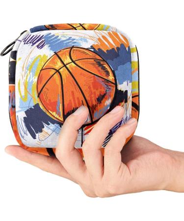 Basketball Graffiti Art Storage Pocket - Portable Menstrual Cup for Women & Girls - Buy Online on GoSupps.com