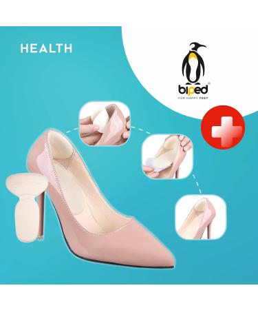 Biped Health Heel Pads - Self-Adhesive Cushions for Oversized Shoes | Anti-Slip Heel Protectors | Prevent Blisters & Discomfort - Z2807 (Black) - Buy Online on GoSupps.com