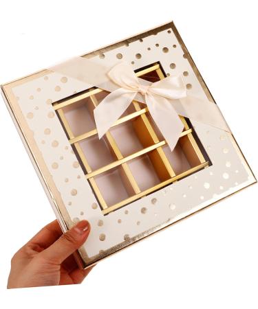 Anneome Box S for Wedding Day Truffles Accessory Clear Valentine' Truffle Chocolate Favor Square - Buy Online on GoSupps.com