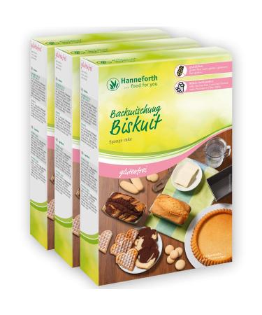 Gluten-free baking mix sponge cake base | 3x300gr | Hanneforth