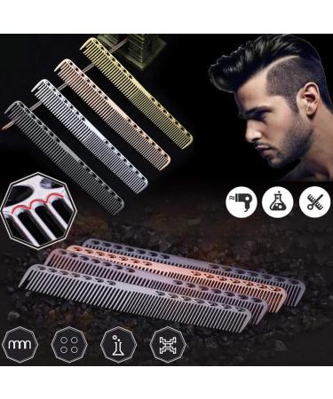 Nicoone Professional Hair Cutting Comb - Aviation Aluminum Salon Master Barber Comb for Styling and Precision Cuts - Pink, L 8.4x1in - Buy Online on GoSupps.com