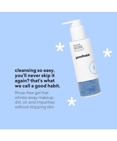 Goodhabit Clean Scene Micellar Gel - Gentle Facial Cleansing Gel & Makeup Remover for All Skin Types - 8 oz | International Shipping Available - Buy Online on GoSupps.com
