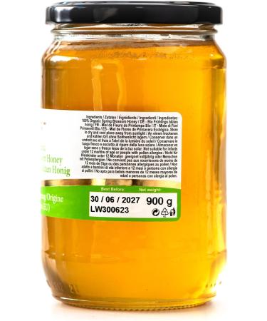 900 g Raw Organic Spring Forest Blossom Bee Honey - Buy Online on GoSupps.com