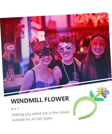 FOMIYES Windmill Grass Headband Elastic Headband Cloth Headband Hair Hoop Party Headband Head Bands Head Bandana Spa Headband for Washing Face Embellished Headbands for Women Fabric - Buy Online on GoSupps.com