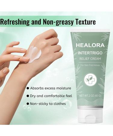 Healora Cream Healora Skin Cream Skin Fold Care & Chafing Support Cream Reduce Moisture & Friction for Friction-Prone Areas Soothe Uncomfortable Skin 2 oz (1PCS) - Buy Online on GoSupps.com