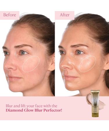 Nakery Diamond Glow Blur Perfector Face & Body Bronzer Shimmer - Illuminating Shimmer Lotion for Women Body - Hydrating Body Glow Shimmer with Diamond Peptides - Instantly Plumps & Tightens Skin Original - Buy Online on GoSupps.com