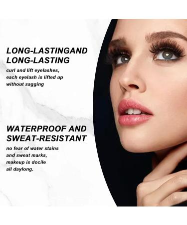  KOSLEOW Waterproof Black Mascara - Volume Mascara with False Lash Effect Extreme Lengthening Clump-Free Hypoallergenic Formula for Sensitive Skin - 10ml - Buy Online on GoSupps.com