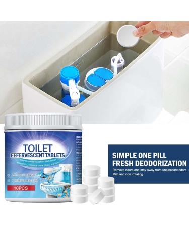 Toilet Effervescent Tablets Effective Cleaning For Toilet Stains Odor Elimination And Freshening Lint Pro Lint (Blue One Size) Blue One Size - Buy Online on GoSupps.com