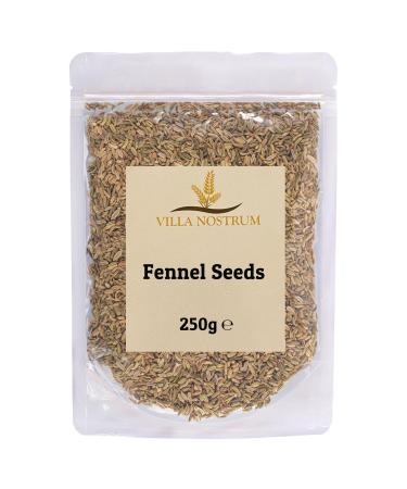 Fennel Seeds 250g by Villa Nostrum - Aromatic Nutrient-Rich Perfect for Cooking Baking and Culinary Creations