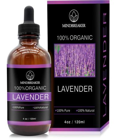 100% Pure Organic Lavender Essential Oil - Therapeutic Aromatherapy for Sleep Headache Relief & Anti-Inflammatory - Mindbreaker (120ml Upgrade) - Buy Online on GoSupps.com