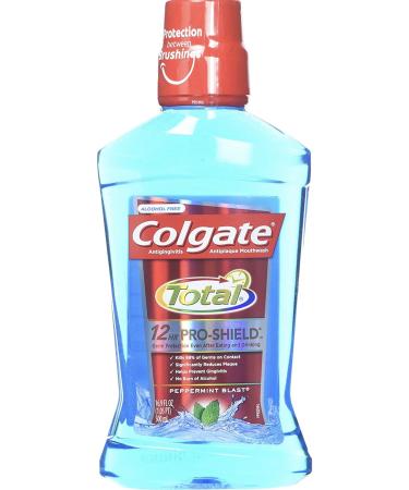 Colgate Total Advanced Pro-Shield Mouthwash Peppermint Blast 16.9 Ounce (Pack of 2) Peppermint Blast 16.9 Ounce (Pack of 2)