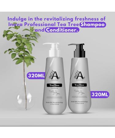 Buy Tea Tree Shampoo and Conditioner 11oz - Nourish & Revitalize Hair | International Shipping - Buy Online on GoSupps.com