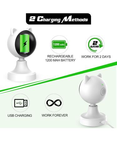 Buy TRHIMLSBRAD Rechargeable Laser Cat & Dog Toys - Automatic Interactive Bird Laser Toy for Pets - Buy Online on GoSupps.com