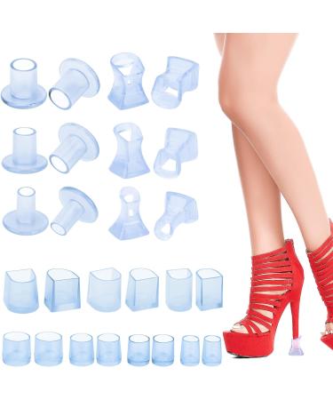 OOTSR 13 Pairs Clear Heel Stoppers - Heel Protectors for High Heels on Grass, Uneven Floors, Weddings & Outdoor Events - Buy Online on GoSupps.com