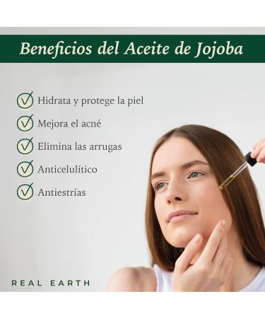  Real Earth Stories 100% Pure Jojoba Oil Cold Pressed for Anti Wrinkle Anti Dust Mite Hair Face & Body 100ml Pack of 1 - Buy Online on GoSupps.com