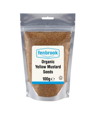 Organic Yellow Mustard Seeds 100g | Certified Organic by Fenbrook Organic