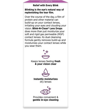 Blink-N-Clean Lens Drops 0.5 oz - 2 Pack | Complete Eye Care Solution - Buy Online on GoSupps.com