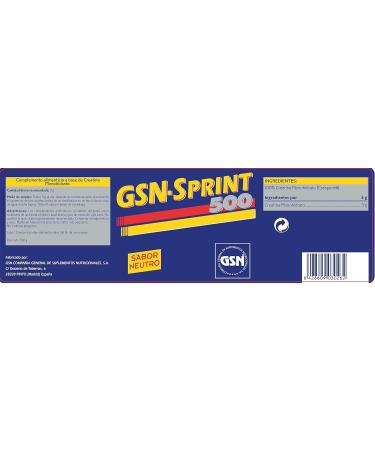 GSN 500 g Sprint Product (unspecified product details) - Buy Online on GoSupps.com