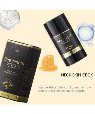  JIAOY Set of 4 Bee Venom Neck Firming Pencils - Firms and Lifts Sagging Skin - Bee Venom Wrinkle Elimination Cream - Anti-Aging Moisturizing Cream - Hydrating Lifting - Buy Online on GoSupps.com