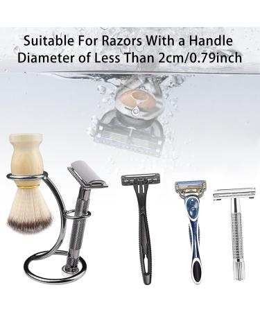 KAIMEilai 2-in-1 Razor Brush Stand | Portable Curved Design Shaving Rack for Men | Essential Facial Care Accessories - Buy Online on GoSupps.com