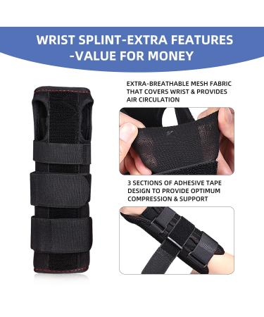 Offtrte Carpal Tunnel Splint | Adjustable Wrist Brace for Pain Relief - Supports Men & Women Right & Left Hands - Buy Online on GoSupps.com