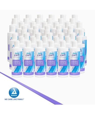 Dynarex DynaSilk with Aloe - Moisturizing Hand & Body Lotion for Dry Skin - Non-Greasy with Refreshing Scent - For All Skin Types - 8 oz. 48 Bottles per Case - Buy Online on GoSupps.com