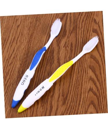 Minkissy Nano Toothbrush Set - 4 Ergonomic Soft Antibacterial Toothbrushes for Adults | Oral Hygiene Essentials | Travel Bags Included - Buy Online on GoSupps.com