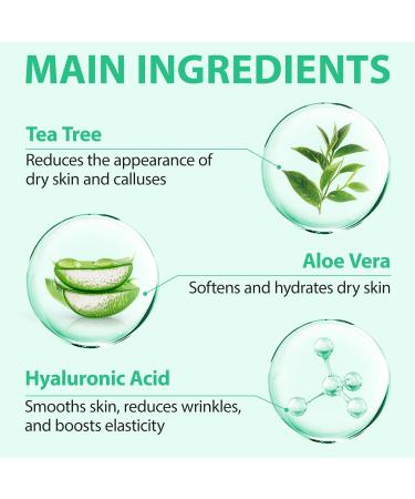 Urea Cream 40% for Cracked Feet - Moisturizing Foot Lotion with Salicylic Acid Tea Tree & Aloe Vera - 5.29 oz - Buy Online on GoSupps.com