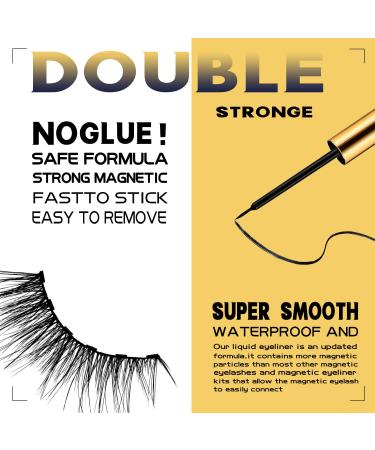 Magnetic Eyeliner Waterproof Liquid | All-Day Hold & Sweatproof | Perfect for Magnetic Eyelashes Kit - 4 Count - Buy Online on GoSupps.com