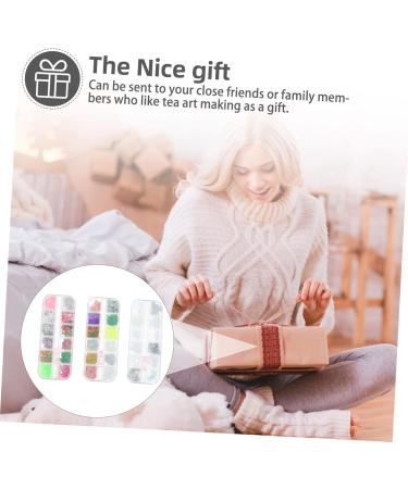 Shop Healeved Nail Art Sequins - 3 Boxes of Charms & Decals for DIY Nail Designs | International Shipping Available - Buy Online on GoSupps.com