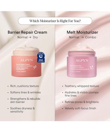 ALPYN Melt Moisturizer | Weightless Brightening and Plumping Hydration with a Velvety Makeup-Ready Finish | 1.7 oz / 50 ml - Buy Online on GoSupps.com
