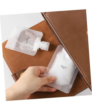 Travel-Sized Refillable Shampoo Bags - Wofashpuret 1 Set Plastic Squeeze Travel Bags for Liquids & Cosmetics (13.5x7.8cm) - Perfect for International Travel - Buy Online on GoSupps.com