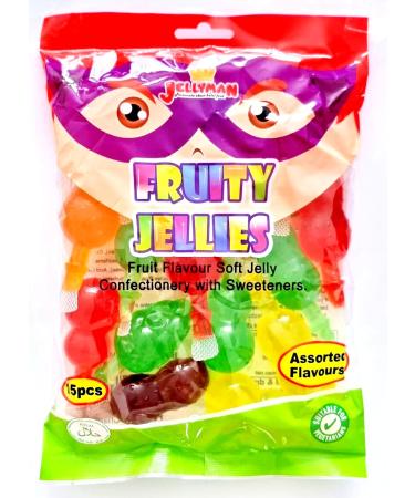 Fruity Jellies Fruit Pops Halal Jelly TiK Tok Challenge Candy Candy 300g (15 pieces) for Kids, Birthday Parties, Festival (2)