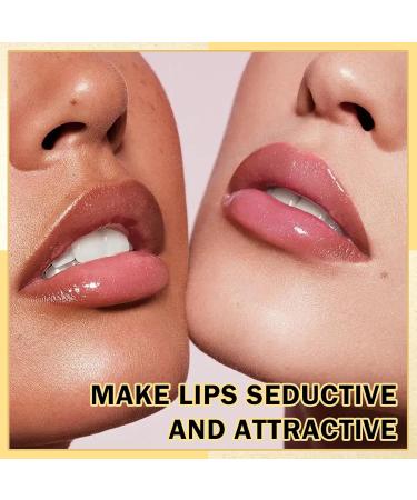 Lip Plumper Lip Gloss Plumping Lip Maximizer Serum Balm Moisturizing Lip Oil Extreme Volume Lip Care Serum Long Lasting Instant Enhances Plump Gloss Reduce Lip Fine Lines & Wrinkles - Buy Online on GoSupps.com