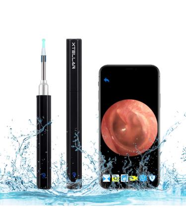 Xtellar 5MP Wireless Waterproof Endoscope Earwax Removal Tools Ear Cleaner with 6 Light LED Ear Scope with Ear Wax Cleaner Tool Ear Wax Removal Camera for iPhone iPad & Android Smartphone&Tablet