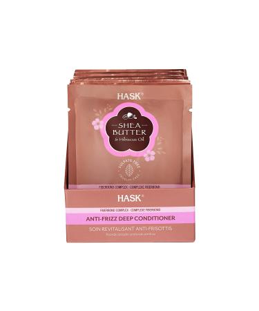 HASK Shea Butter Moisturizing Deep Conditioner Treatments - Pack of 12 (1.75 oz each) | Color Safe, Gluten Free, Sulfate Free, Paraben Free - Buy Online on GoSupps.com