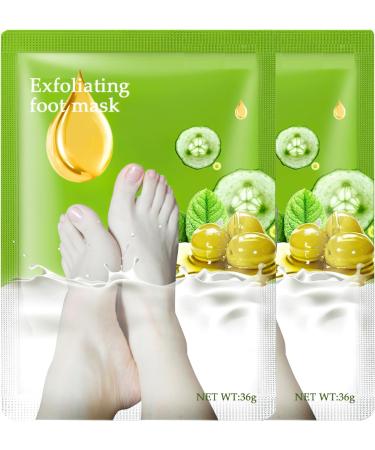 Horktrust Peeling mask for dry and cracked feet with lactic acid and olive oil removes calluses and dead skin in 27 days treatment for men and women - Buy Online on GoSupps.com
