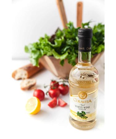Colavita Aged White Wine Vinegar - 17 fl. oz. | Premium Flavor for Cooking & Dressing - Buy Online on GoSupps.com