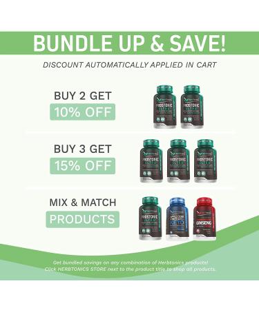 Herb Tonics Prostate Support Supplement for Men's Health - Saw Palmetto & Beta Sitosterol | 120 Capsules - Buy Online on GoSupps.com