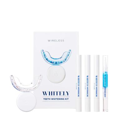 WHITELY Wireless Teeth Whitening Kit  Aloe Leaf Extract Whitening Agent
