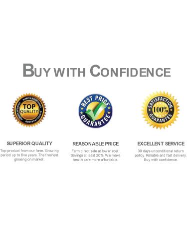 Vigorwell Premium 4-Year Bulk American Ginseng (1LB/454G/16OZ X 3 Bags)-Value Pack Save 15% - Buy Online on GoSupps.com