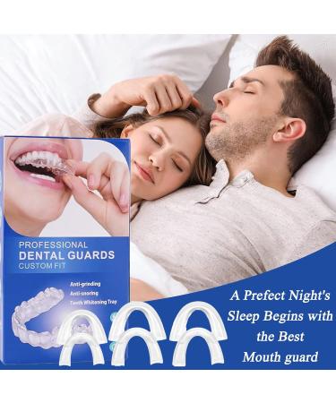 LINXINS 6 Pieces Gum Shield for Teeth Grinding and Clenching Mouth Guard for Teeth Grinding for Sleeping at Night Gum Shield for Grinding Teeth for Adults & Kids Reusable 4 Big and 2 Small - Buy Online on GoSupps.com