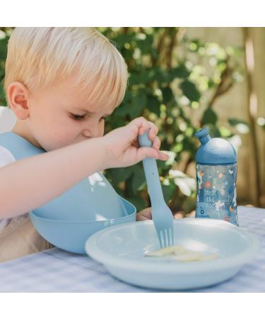 Suavinex Cutlery Set with Box +12m - Forest Green | International Shipping Available - Buy Online on GoSupps.com
