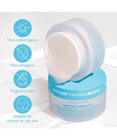 Peter Thomas Roth | Water Drench Hyaluronic Jelly Refillable Moisturizer | Hyaluronic Acid Cloud Cream For Normal to Oily Skin Fragrance-Free Non-Comedogenic Acne-Safe Moisturizer - Buy Online on GoSupps.com