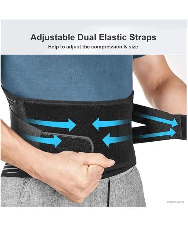 Buy DFHBFG Adjustable Back Lumbar Support Belt 2XL - Orthopedic Waist Brace for Spine Decompression - Breathable & Anti-Skid - Buy Online on GoSupps.com
