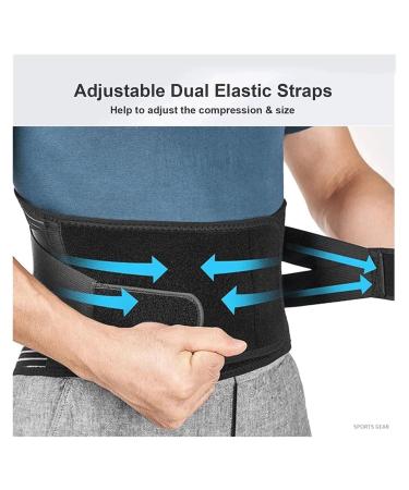 mdlian Adjustable Back Lumbar Support Belt - Orthopedic Brace for Spine Decompression Anti-Skid & Breathable - Size X-Large Color D | International Shipping Available - Buy Online on GoSupps.com