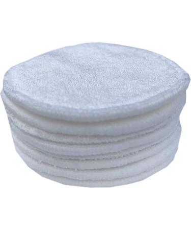 16 Bamboo Reusable Makeup Remover Pads | Washable Facial Cleansing Wipes with Laundry Bag - Buy Online on GoSupps.com
